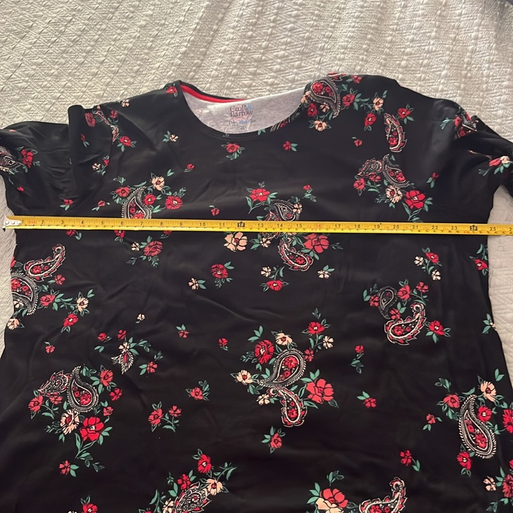Women’s plus Croft and Barrow classic long sleeve tee - Picture 6 of 6